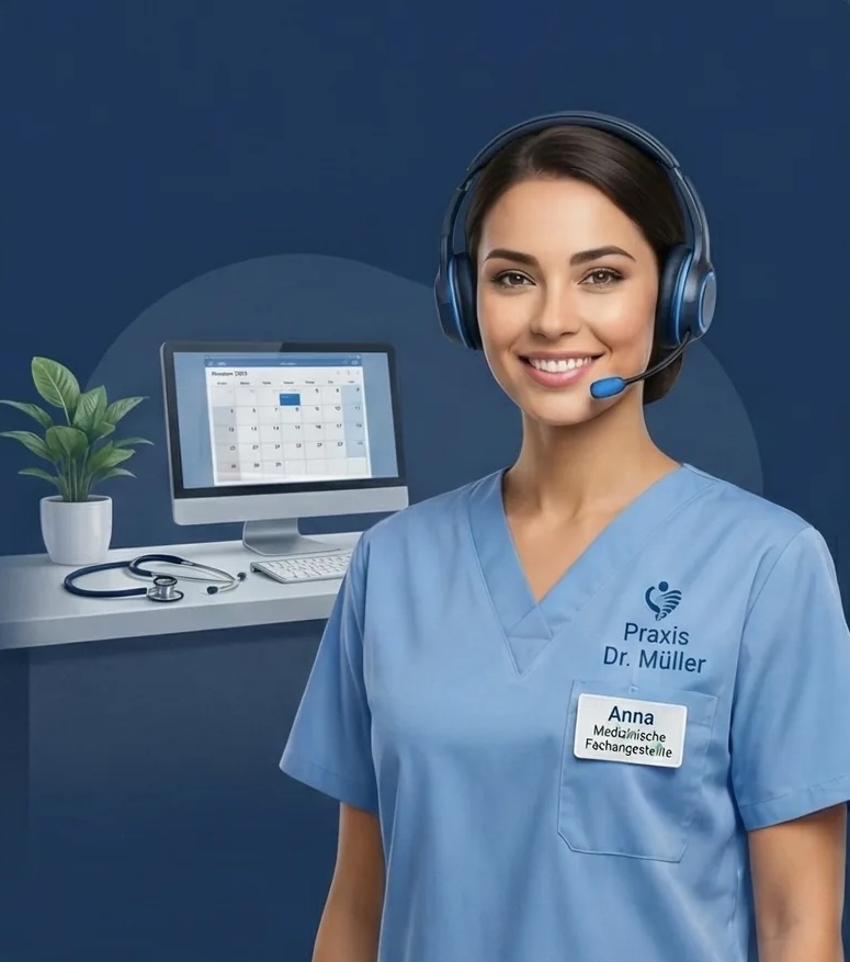KI-Telefonassistentin fuer Arztpraxen mit automatischer Terminvergabe