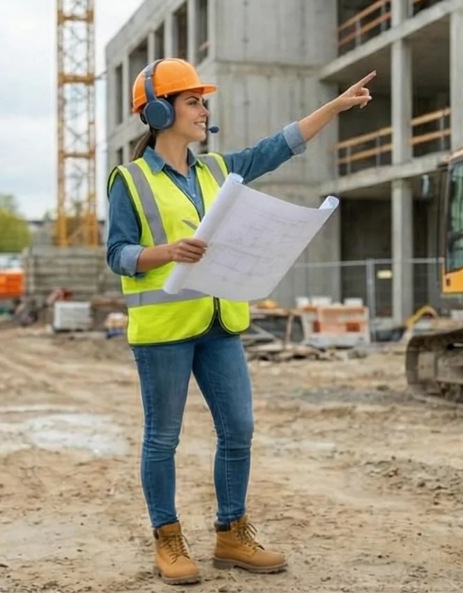 KI-Assistentin nimmt Anrufe auf der Baustelle entgegen